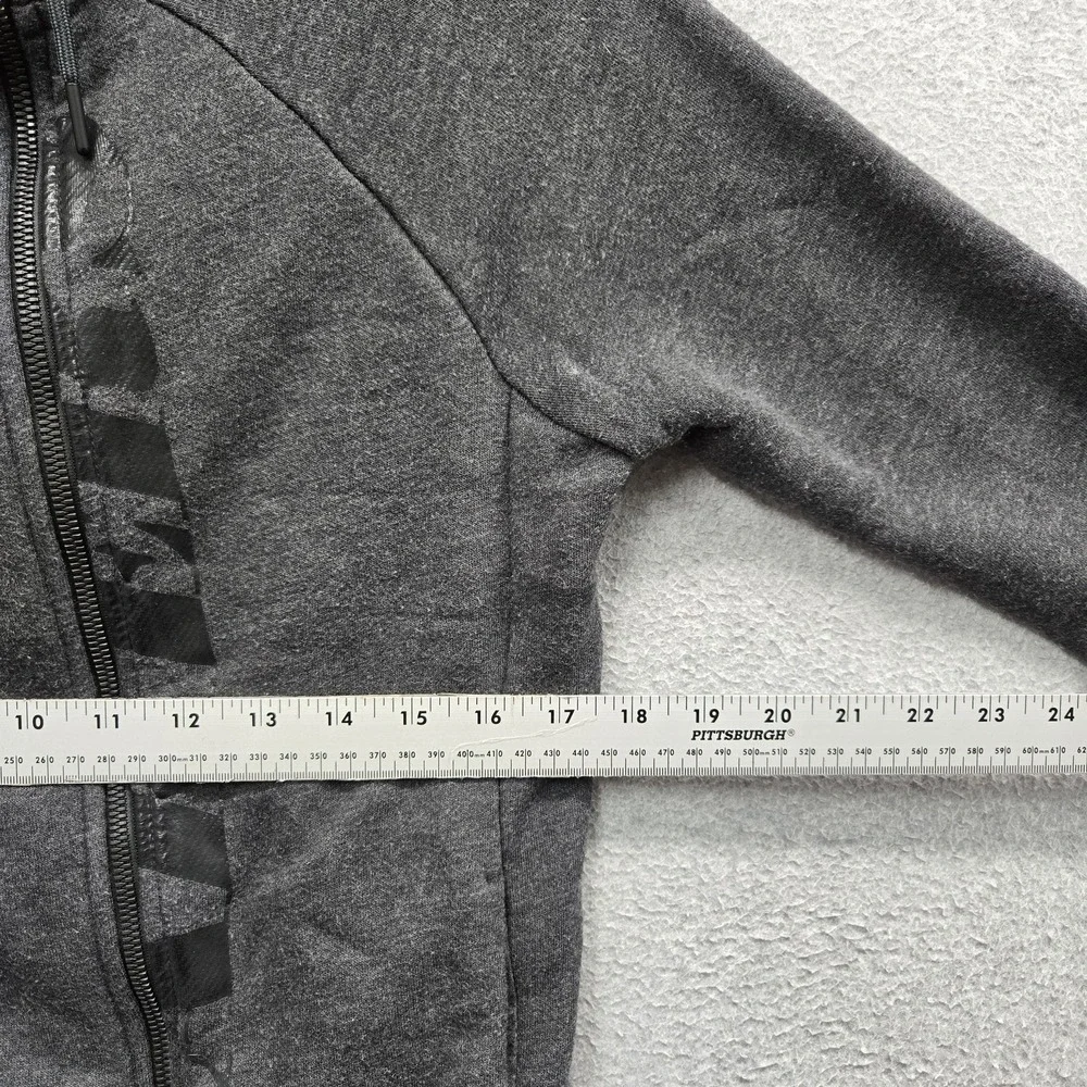 Los Angeles Lakers Hoodie XS Gray Nike Basketball Logo Zipper French Terry